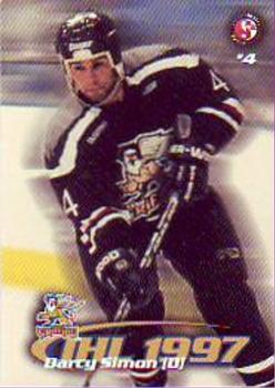 1997-98 Grand Rapids Griffins (IHL) #NNO Darcy Simon Front