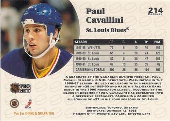 1991-92 Pro Set - Midwest Collectors Show #2 Paul Cavallini Back