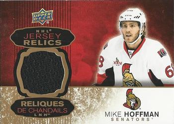 2017-18 Upper Deck Tim Hortons - NHL Jersey Relics #NNO Mike Hoffman Front