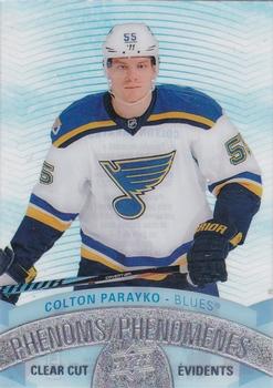 2017-18 Upper Deck Tim Hortons - Clear Cut Phenoms #CCP-13 Colton Parayko Front