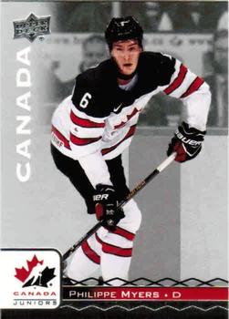 2017 Upper Deck Team Canada Juniors #16 Philippe Myers Front