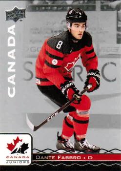 2017 Upper Deck Team Canada Juniors #17 Dante Fabbro Front