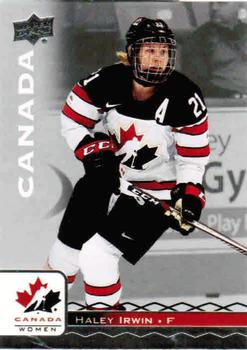 2017 Upper Deck Team Canada Juniors #38 Haley Irwin Front