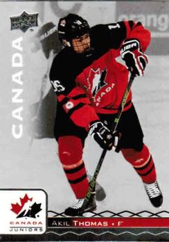 2017 Upper Deck Team Canada Juniors #53 Akil Thomas Front