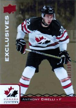 2017 Upper Deck Team Canada Juniors - Red Exclusives #14 Anthony Cirelli Front