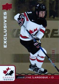 2017 Upper Deck Team Canada Juniors - Red Exclusives #19 Jocelyne Larocque Front