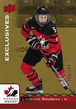 2017 Upper Deck Team Canada Juniors - Red Exclusives #20 Lauriane Rougeau Front