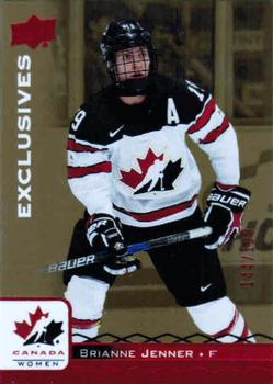 2017 Upper Deck Team Canada Juniors - Red Exclusives #25 Brianne Jenner Front