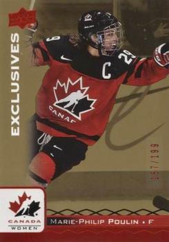 2017 Upper Deck Team Canada Juniors - Red Exclusives #29 Marie-Philip Poulin Front