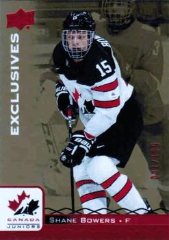 2017 Upper Deck Team Canada Juniors - Red Exclusives #68 Shane Bowers Front
