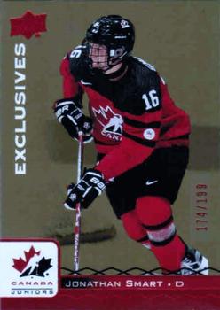 2017 Upper Deck Team Canada Juniors - Red Exclusives #72 Jonathan Smart Front