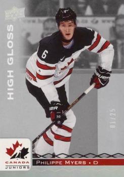 2017 Upper Deck Team Canada Juniors - High Gloss #16 Philippe Myers Front