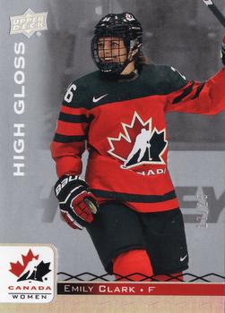 2017 Upper Deck Team Canada Juniors - High Gloss #26 Emily Clark Front