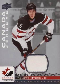 2017 Upper Deck Team Canada Juniors - Canada Jerseys #16 Philippe Myers Front