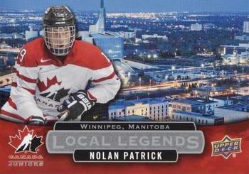 2017 Upper Deck Team Canada Juniors - Local Legends #LL-NP Nolan Patrick Front
