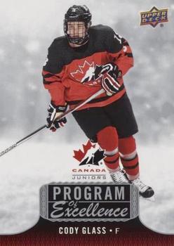 2017 Upper Deck Team Canada Juniors - Program of Excellence #POE-23 Cody Glass Front