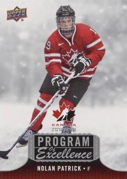 2017 Upper Deck Team Canada Juniors - Program of Excellence #POE-30 Nolan Patrick Front