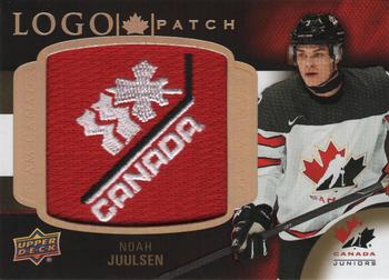 2017 Upper Deck Team Canada Juniors - Team Canada Manufactured Logo Patches #LP-NJ Noah Juulsen Front