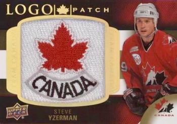 2017 Upper Deck Team Canada Juniors - Team Canada Manufactured Logo Patches #LP-SY Steve Yzerman Front