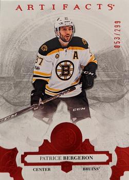 2017-18 Upper Deck Artifacts - Ruby #8 Patrice Bergeron Front