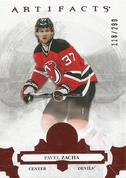 2017-18 Upper Deck Artifacts - Ruby #36 Pavel Zacha Front