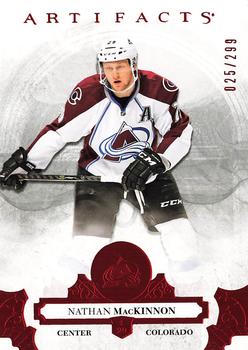 2017-18 Upper Deck Artifacts - Ruby #60 Nathan MacKinnon Front