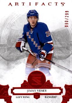 2017-18 Upper Deck Artifacts - Ruby #77 Jimmy Vesey Front