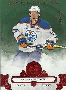 2017-18 Upper Deck Artifacts - Ruby #125 Connor McDavid Front