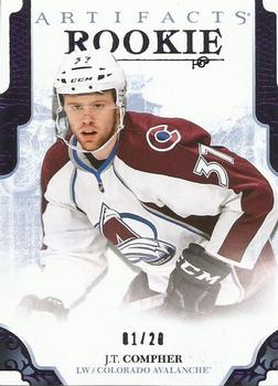 2017-18 Upper Deck Artifacts - Purple #166 J.T. Compher Front