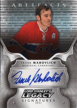 2017-18 Upper Deck Artifacts - Lord Stanley's Legacy Signatures #LSLS-FM Frank Mahovlich Front