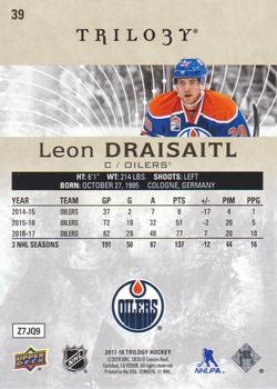 2017-18 Upper Deck Trilogy #39 Leon Draisaitl Back