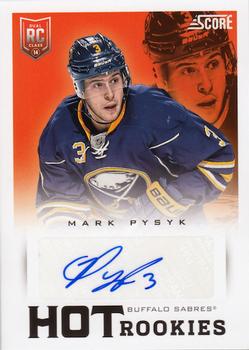 2013-14 Panini Rookie Anthology - 2013-14 Score Update: Hot Rookies Signatures #741 Mark Pysyk Front
