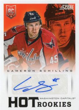 2013-14 Panini Rookie Anthology - 2013-14 Score Update: Hot Rookies Signatures #750 Cameron Schilling Front