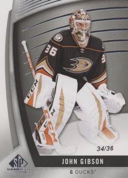 2017-18 SP Game Used #37 John Gibson Front