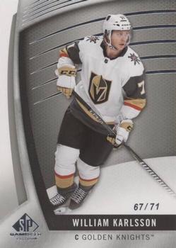 2017-18 SP Game Used #52 William Karlsson Front
