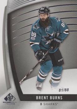 2017-18 SP Game Used #65 Brent Burns Front