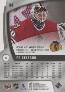 2017-18 SP Game Used #84 Ed Belfour Back