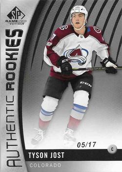 2017-18 SP Game Used #165 Tyson Jost Front