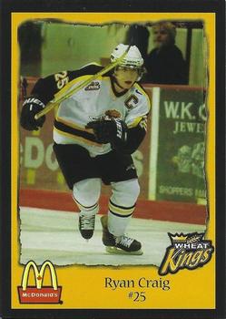 2002-03 McDonald's Brandon Wheat Kings (WHL) #NNO Ryan Craig Front