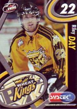 2005-06 Systek Brandon Wheat Kings (WHL) #NNO Riley Day Front