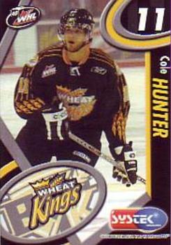 2005-06 Systek Brandon Wheat Kings (WHL) #NNO Cole Hunter Front