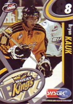 2005-06 Systek Brandon Wheat Kings (WHL) #NNO Bryan Kauk Front