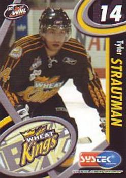 2005-06 Systek Brandon Wheat Kings (WHL) #NNO Tyler Strautman Front