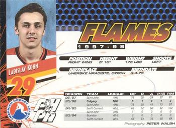 1997-98 Saint John Flames (AHL) #NNO Ladislav Kohn Back