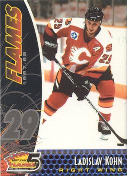 1997-98 Saint John Flames (AHL) #NNO Ladislav Kohn Front