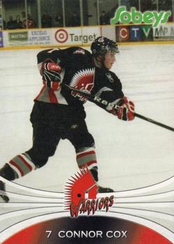 2008-09 Sobeys Moose Jaw Warriors (WHL) #5 Connor Cox Front
