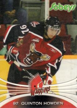 2008-09 Sobeys Moose Jaw Warriors (WHL) #11 Quinton Howden Front