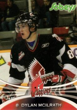 2008-09 Sobeys Moose Jaw Warriors (WHL) #15 Dylan McIlrath Front