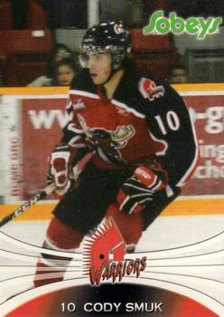 2008-09 Sobeys Moose Jaw Warriors (WHL) #21 Cody Smuk Front