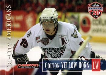 2007-08 Grandstand US Celluar Tri-City Americans (WHL) #25 Colton Yellow Horn Front